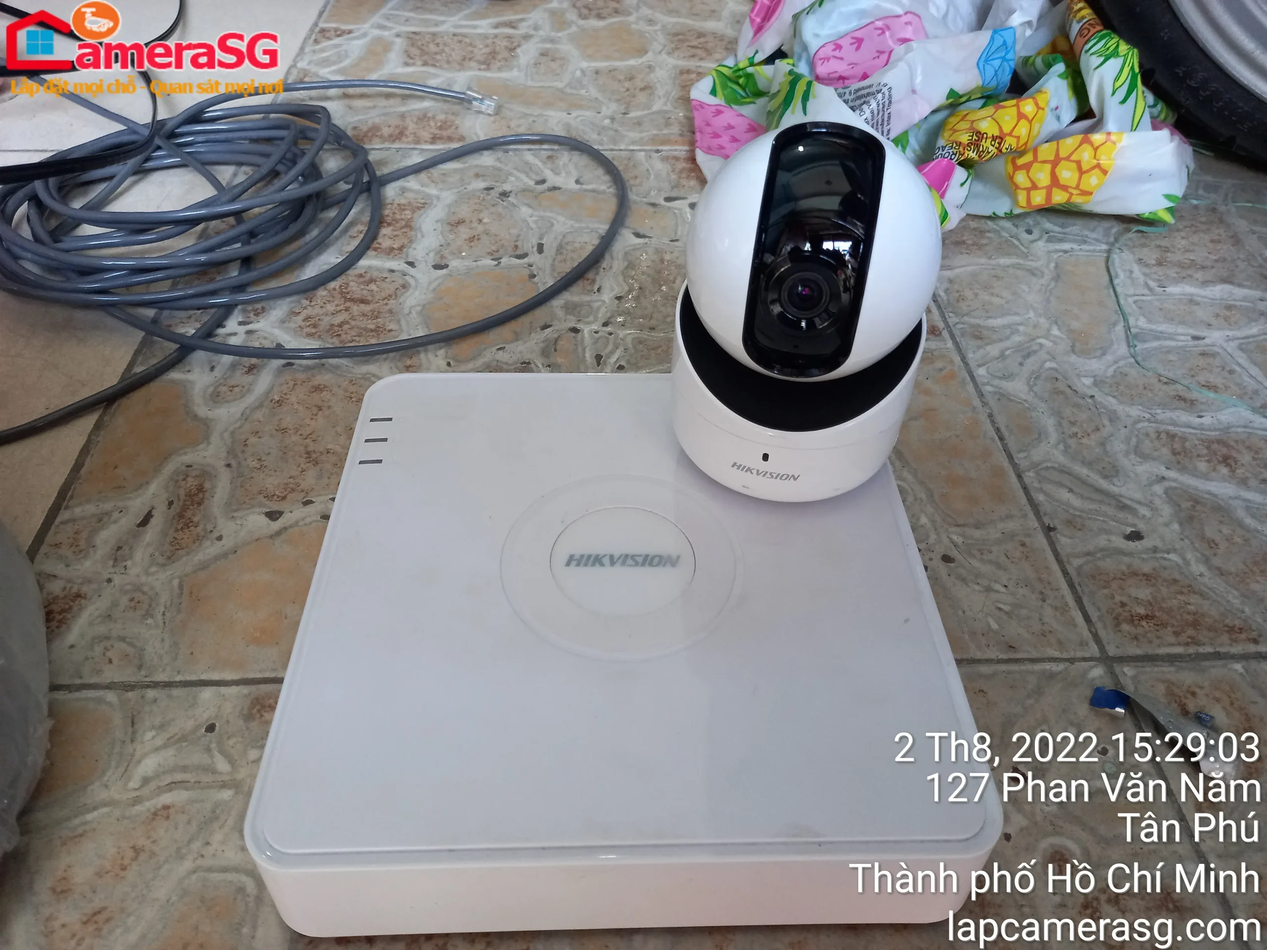 Lắp đặt camera quận Tân Phú