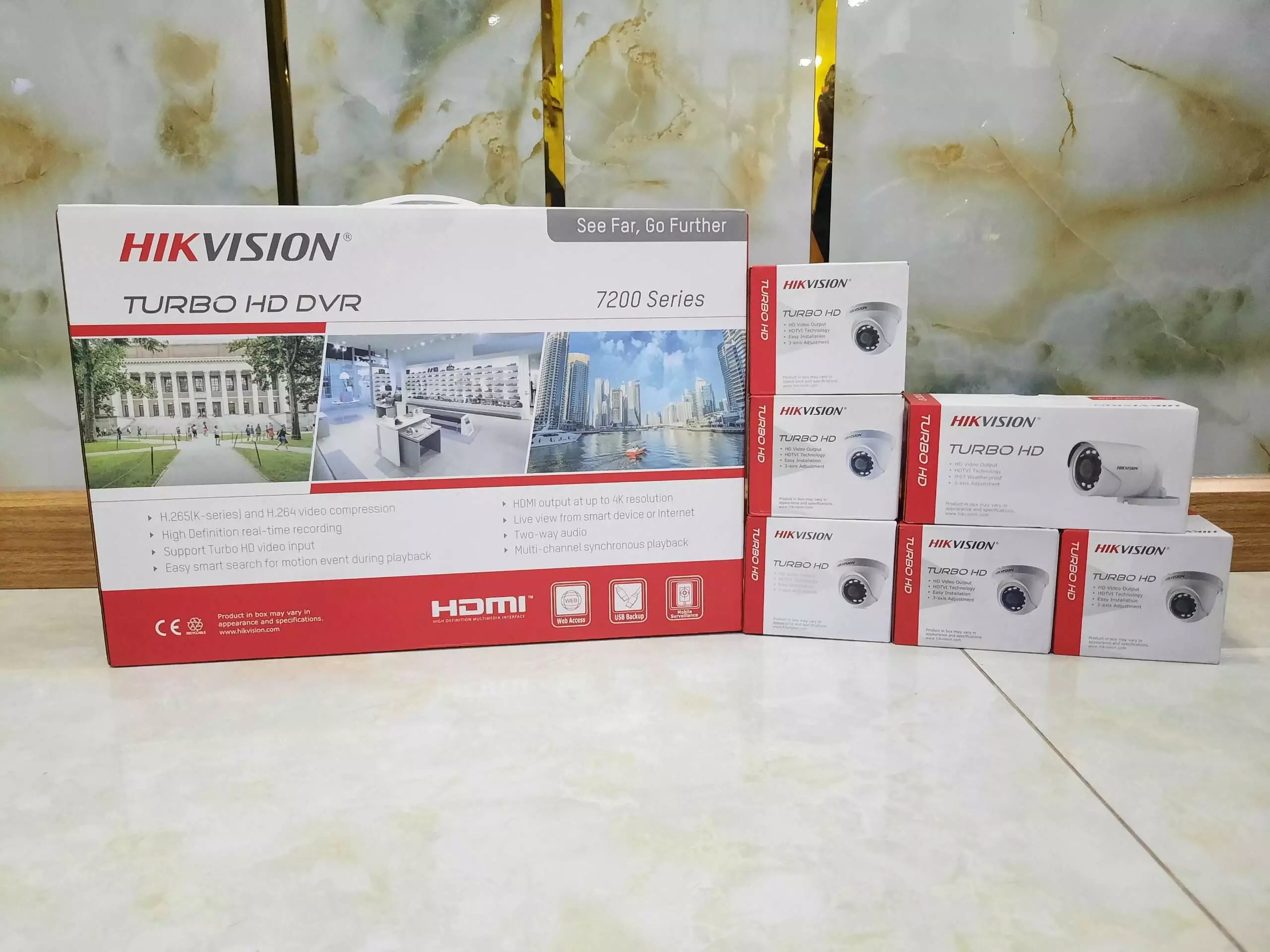 Bộ 6 camera Hikvision 1080P