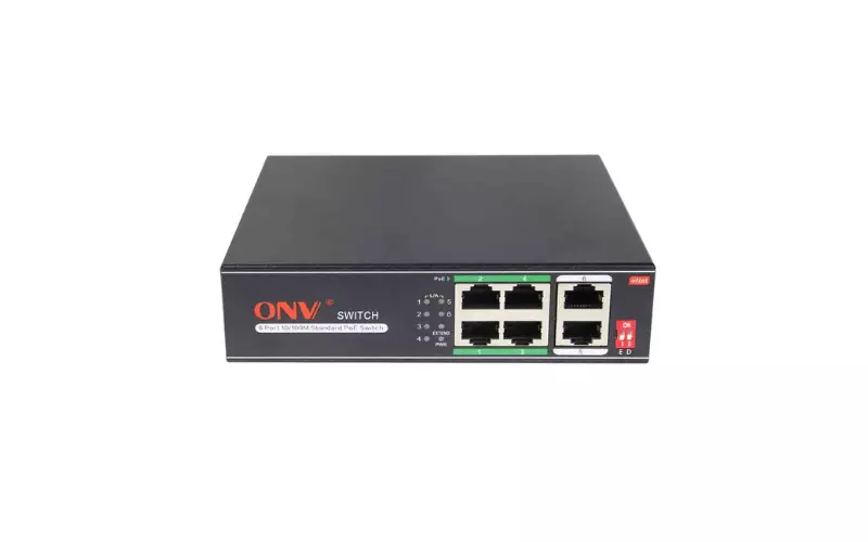 Switch PoE Onv 4 Port 2 Uplink