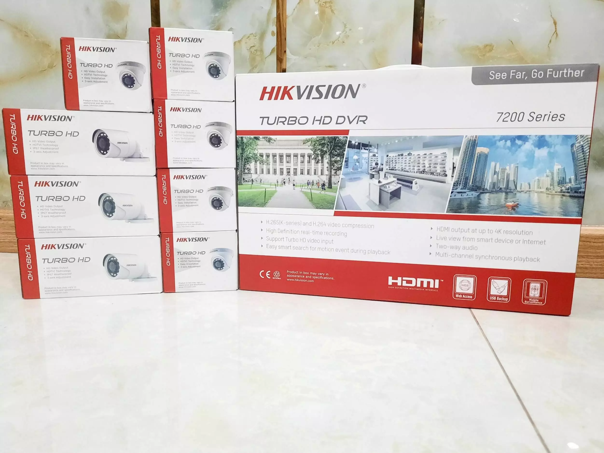 Bộ 8 camera Hikvision 1080P