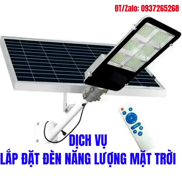 Dịch vụ lắp đặt đèn năng lượng mặt trời